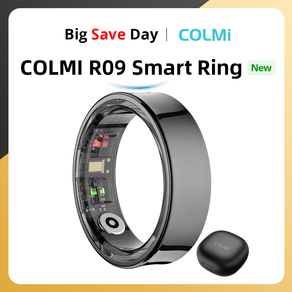Smart Home Trainer - 2024 COLMI R09 Smart Ring Männer