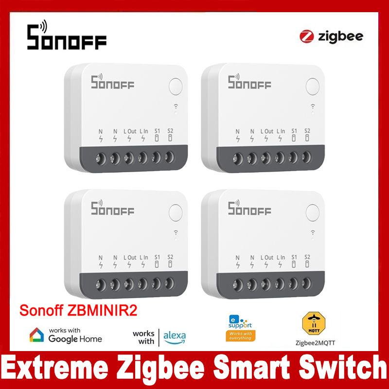Smart Home Z Wave - SONOFF Extreme Zigbee Smart ZBMINIR2 Schalter