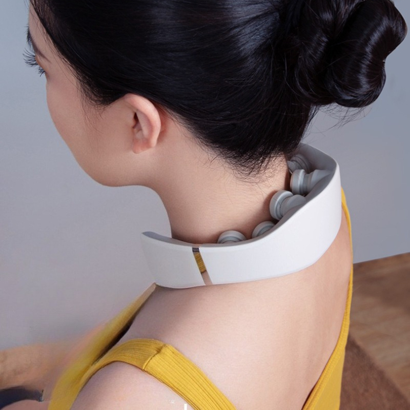 Smart Home Simulation - Niederfrequenz-Puls-Nackenmassagegerät, Intelligentes Elektrisches Halswirbelsäulenmassagegerät, Simuliertes Klopfen