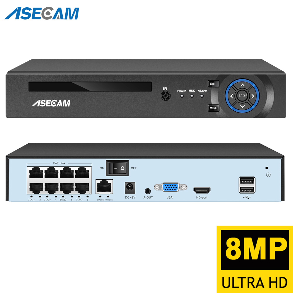 Security Ip Camera - Super 8MP POE NVR Video Recorder