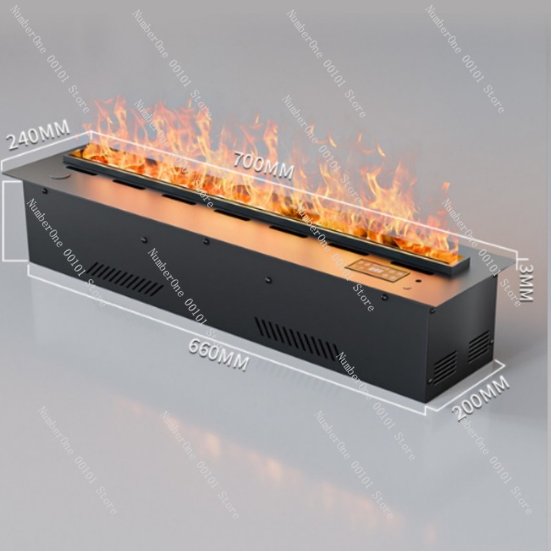 Smart Home Simulation - Intelligenter zerstäubter Kamin mit simulierter Flamme,