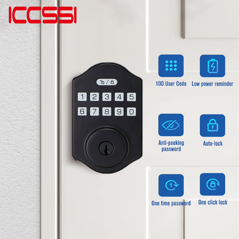 Airbnb Smart Home - ICCSSI Tuya Schloss Passwortschloss Intelligentes Türschloss