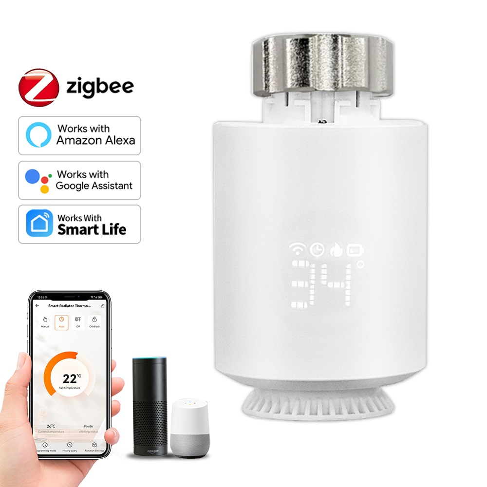 Smart Home Yandex - Smart ZigBee.30 TRV Thermostat Heizkörper-Stellantrieb Thermostatventil