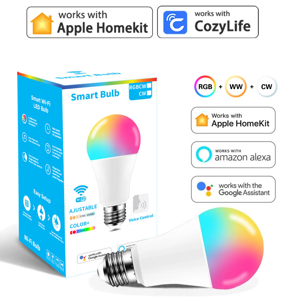 Alexa Compatible Bulb - 9W WiFi Homekit Licht Lampe E27