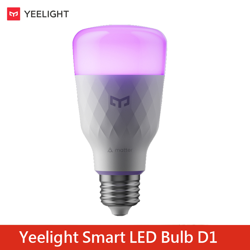 Alexa Compatible Bulb - Globale Yeelight D1 Smart LED-Glühbirne, Farbig,