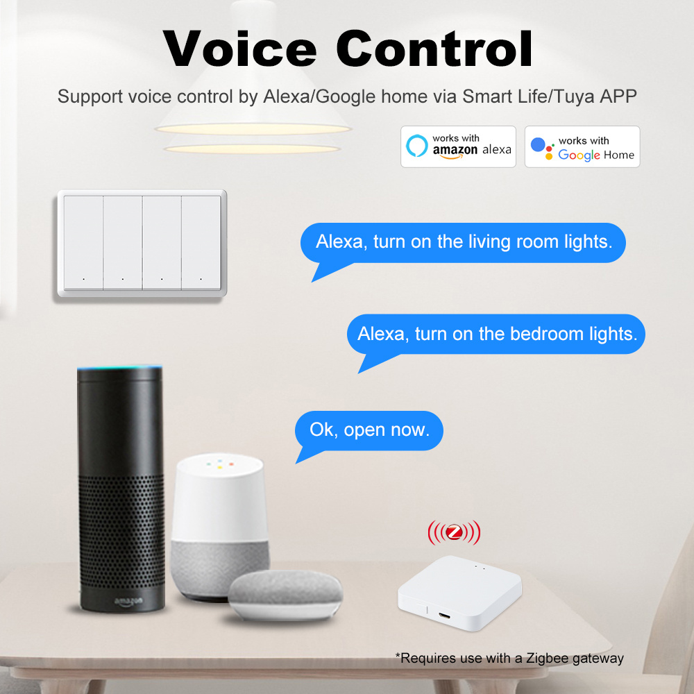 Manhot Smart Zigbee Schalter,  – Smart Home Zigbee Bewertung und Preis