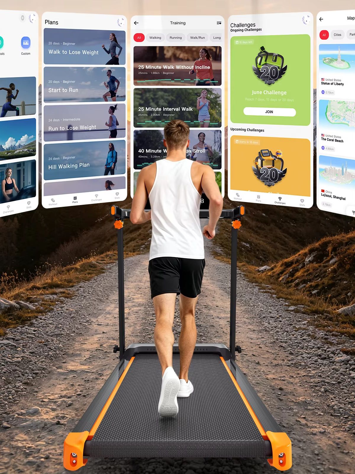 Leises 3-in-1 faltbares Laufba – Smart Home Bone Bewertung und Preis