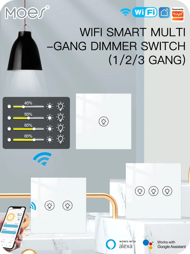 Moes Tuya Multi-Gang Smart-Lic – Smart Home Z Wave Bewertung und Preis