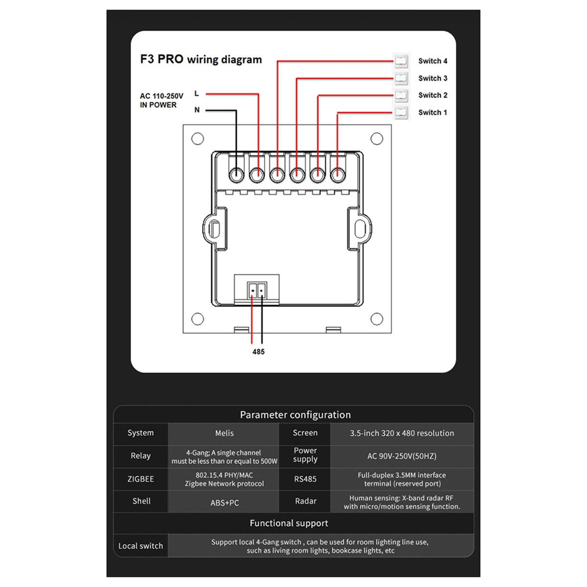 ABQR 3,5 Zoll Smart Wandschalt – Smart Home Z Wave Bewertung und Preis