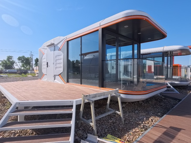 Moderne Raumkapsel-Tiny-House- – Airbnb Smart Home Bewertung und Preis