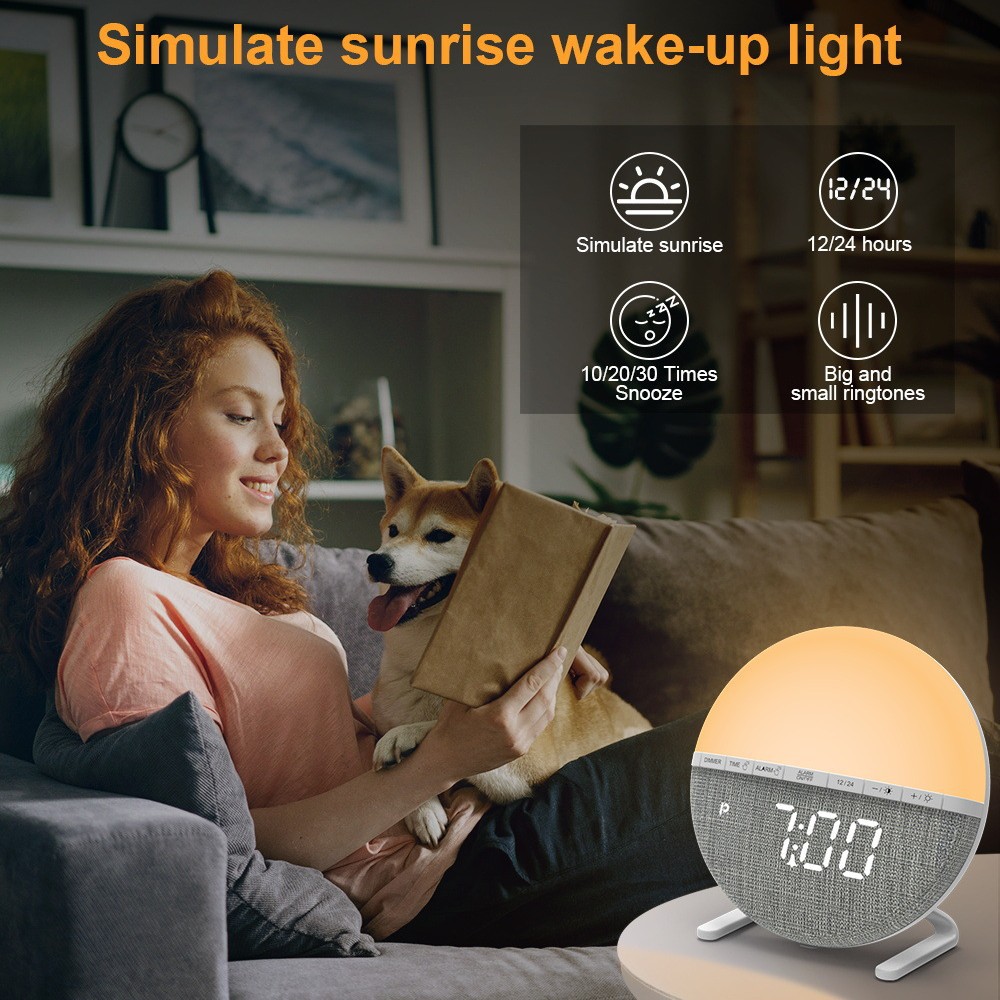 LED-Wecker mit Wecklicht, simu – Smart Home Simulation Bewertung und Preis