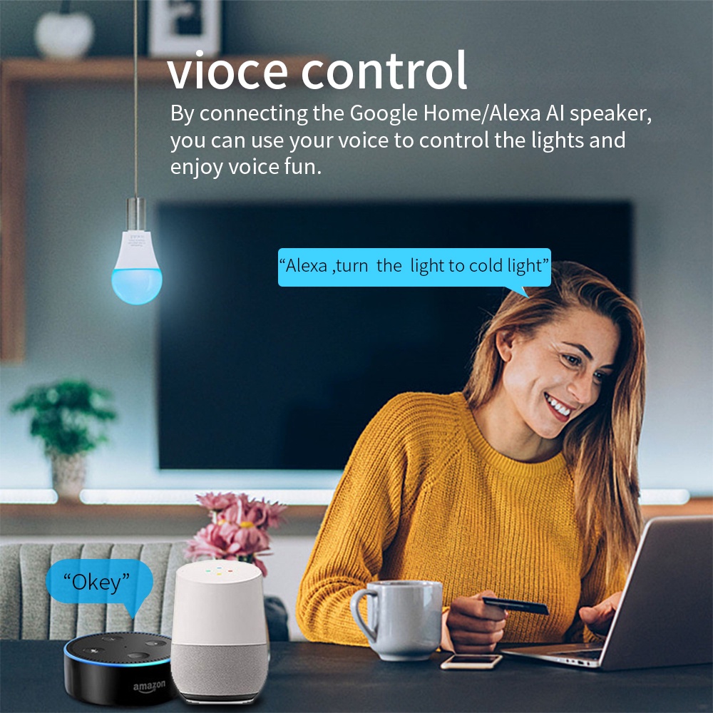SIXWGH E27 Glühbirne WiFi 9W S – Alexa Compatible Bulb Bewertung und Preis