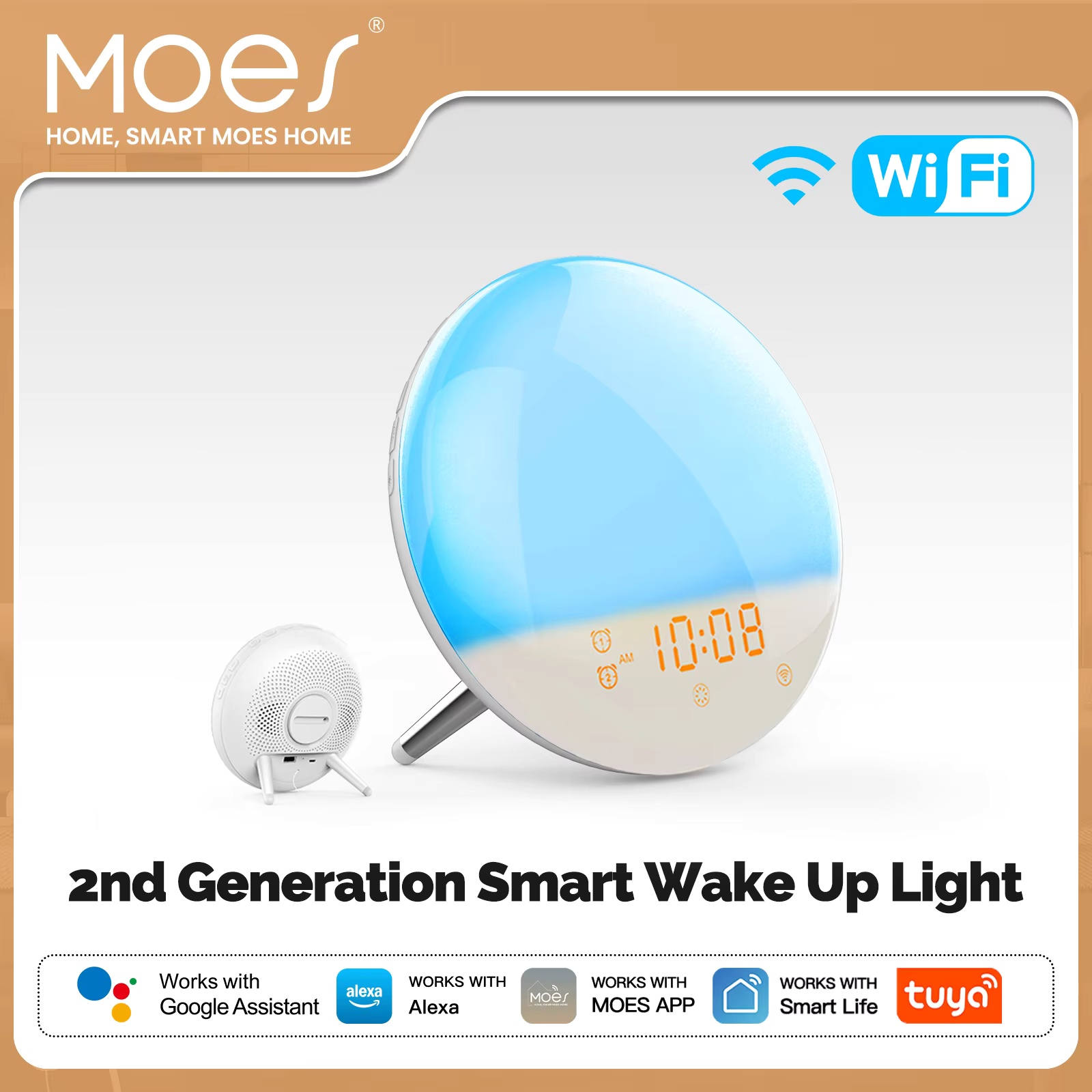 MOES WLAN-Wecker mit Smart-Lig – Smart Home Simulation Bewertung und Preis