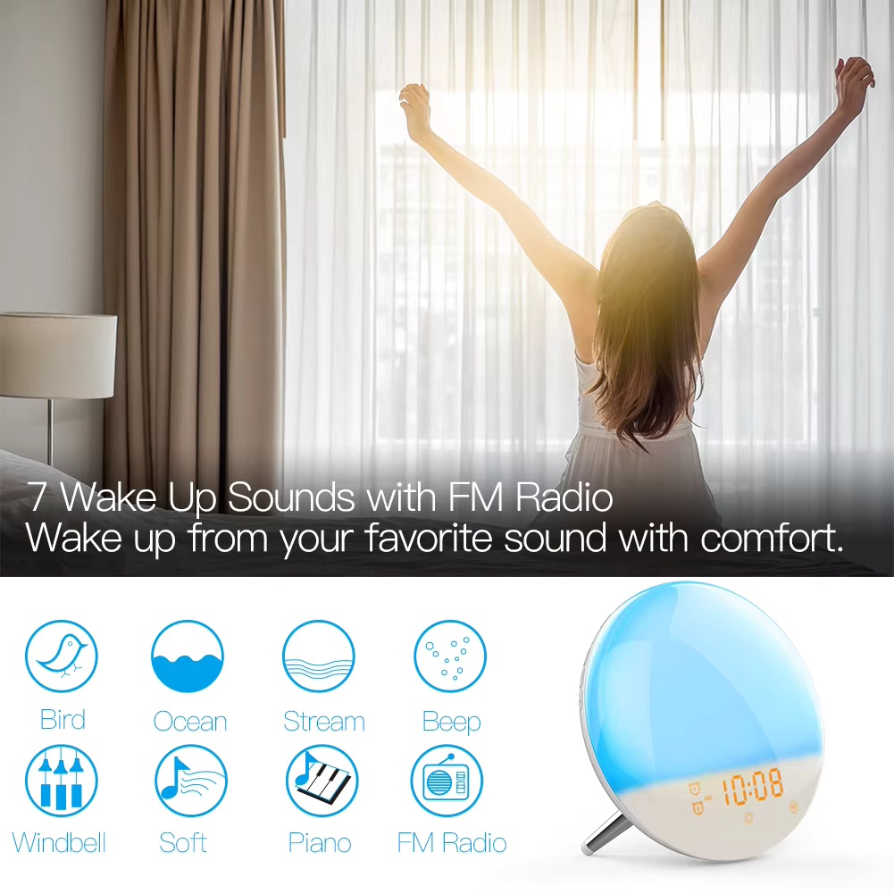 MOES WLAN-Wecker mit Smart-Lig – Smart Home Simulation Bewertung und Preis
