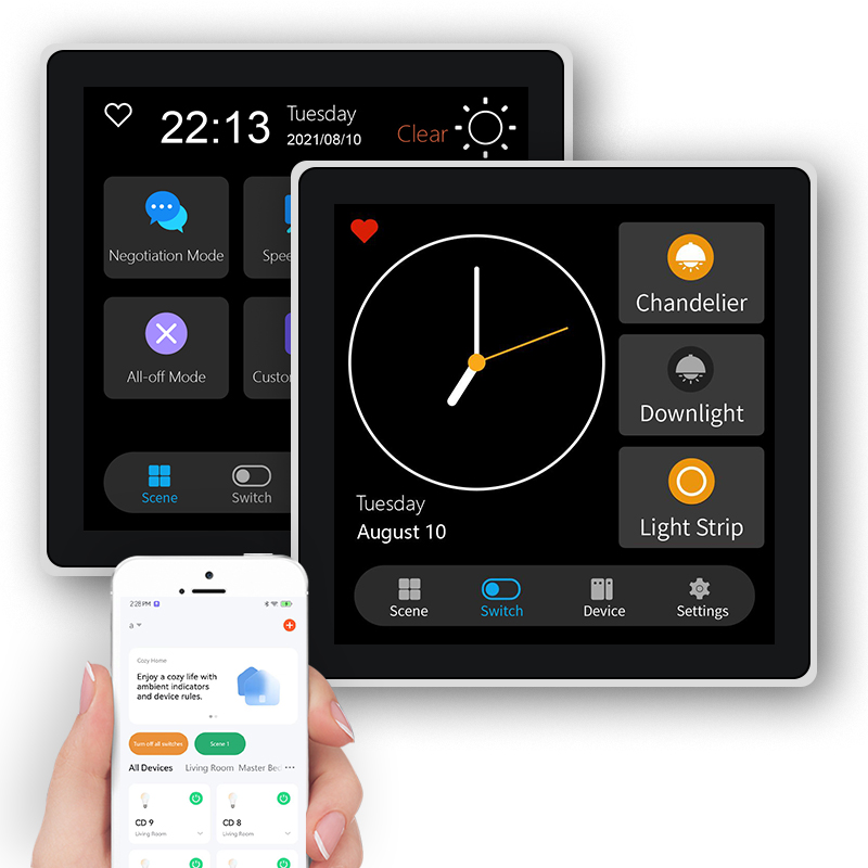 FUERS 4-Zoll-Touchscreen, mult – Smart Home Zigbee Bewertung und Preis