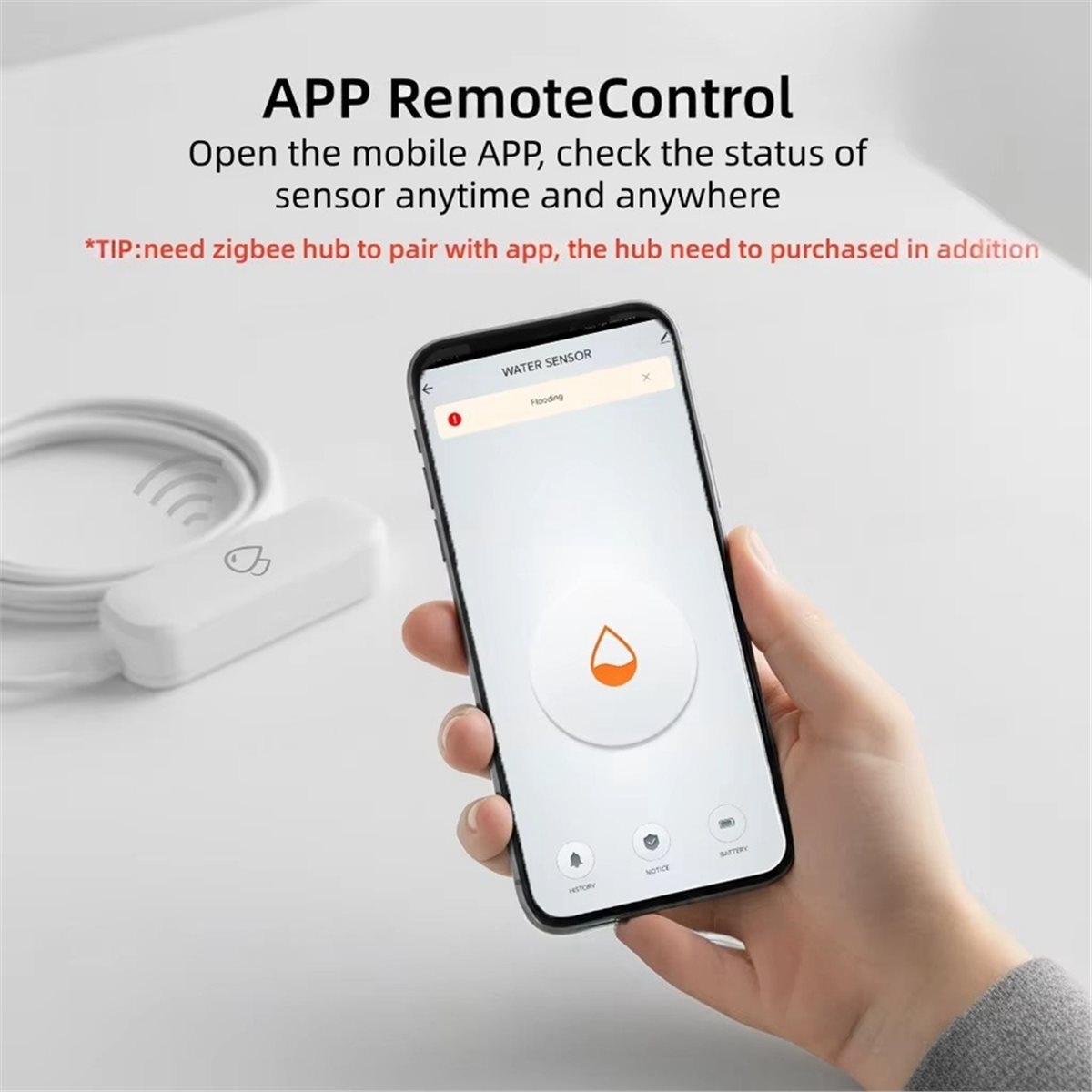 Kompatibler ZigBee Wasserleck- – Smart Home Zigbee Bewertung und Preis